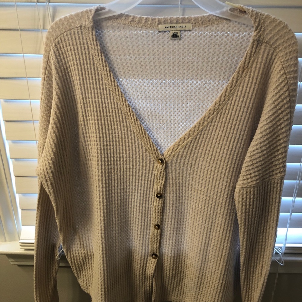 american eagle waffle tee